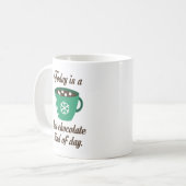 Heiße Schokolade Kaffeetasse (Vorderseite Links)