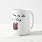 Heiße Schokolade Kaffeetasse (VorderseiteRechts)