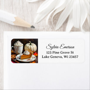 Heiße Schokolade, Kürbiskuchen und Gewürzkuchen He