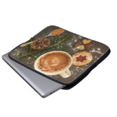 Heiße Schokolade Laptopschutzhülle (Vorne Knopf)