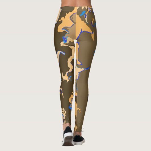 Heiße Schokolade Leggings (Rückseite)