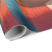 heiße Schokolade mit Schlagsahne und Sprink Geschenkpapier (Rolleneckpunkt)