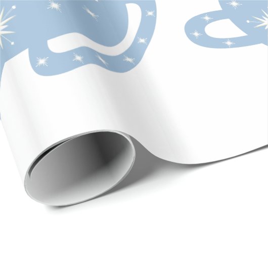 Heiße Schokolade mit Schneemännern Geschenkpapier (Rolleneckpunkt)