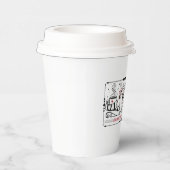 Heiße Schokolade Nordpol Weihnachts-Party Pappbecher (Rechts)