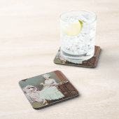 Heiße Schokolade (Öl auf Leinwand) Getränkeuntersetzer (Rechte Seite)