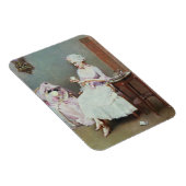 Heiße Schokolade (Öl auf Leinwand) Magnet (Rechte Seite)
