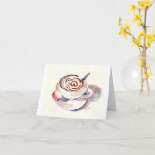 Heiße Schokolade Paris Karte (Gelbe Blume)