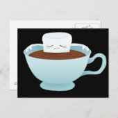 Heiße Schokolade Postkarte (Vorne/Hinten)