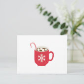 Heiße Schokolade Postkarte (Stehend Vorderseite)