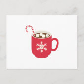 Heiße Schokolade Postkarte (Vorderseite)