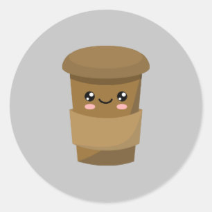 Heiße Schokolade Runder Aufkleber