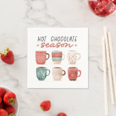 Heiße Schokolade Serviette (Beispiel)