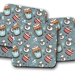 Heiße Schokolade | Set für Weihnachten Untersetzer