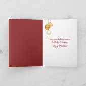 Heiße Schokolade Snowman Feiertagskarte (Innenseite)