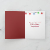 Heiße Schokolade Snowman Feiertagskarte (Innenseite)