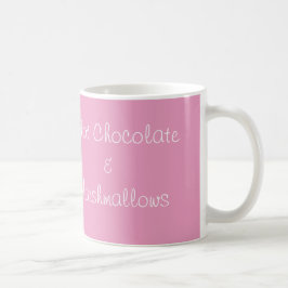Heiße Schokolade und Eibisch-Tasse Kaffeetasse