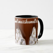 Heiße Schokolade und Marshamalat Tasse (VorderseiteRechts)
