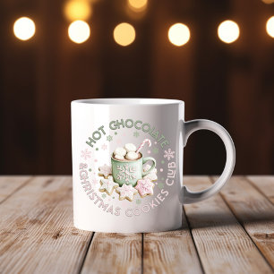 Heiße Schokolade und Weihnachtsplätzchen Club Tasse