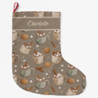 Heiße Schokolade und Weihnachtsplätzchen Illustrat