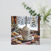 Heiße Schokolade und Zuckerrüben Feierliche Weihna (Stehend Vorderseite)