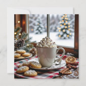 Heiße Schokolade und Zuckerrüben Feierliche Weihna (Vorderseite)