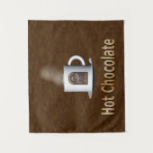 Heiße Schokolade Wandteppich (Vorderseite)