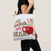 Heiße Schokolade & Weihnachten Glitzer Sparkle Tasche (Von Nahem)