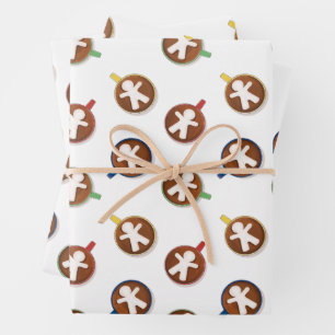Heiße Schokolade Weihnachten Marshmallow Chefs Geschenkpapier Set