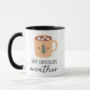 Heiße Schokolade Weihnachten Tasse