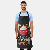 Heiße Schokolade Weihnachtsliebhaber Schürze (Getragen)