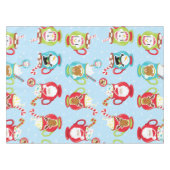 Heiße Schokolade Weihnachtstablett Tischdecke (Vorderseite (Horizontal))