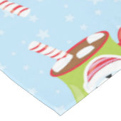 Heiße Schokolade Weihnachtstablett Tischdecke (Schrägansicht)