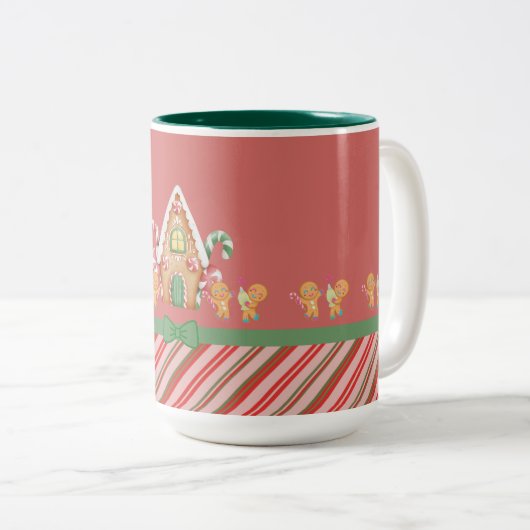 Heiße Schokolade Zweifarbige Tasse (VorderseiteRechts)