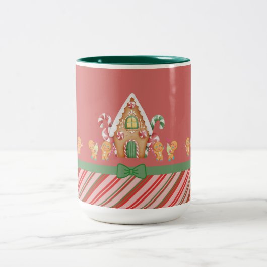 Heiße Schokolade Zweifarbige Tasse (Mittel)