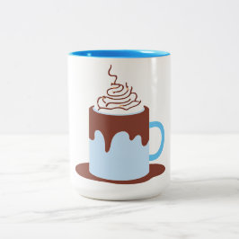Heiße Schokolade Zweifarbige Tasse