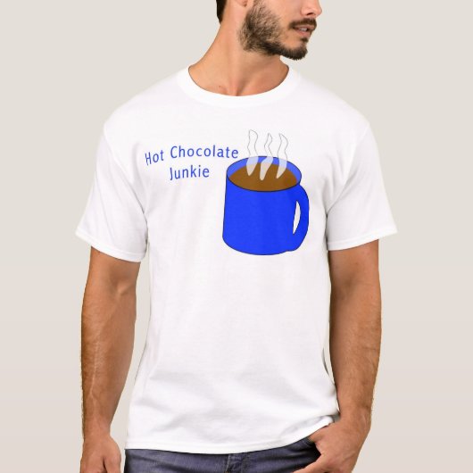 Heiße Schokoladen-Junkie T-Shirt (Vorderseite)