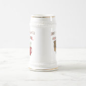 Heiße Schokoladen-Kenner-Jungen-Bär Bierglas (Mittel)