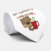 Heiße Schokoladen-Kenner-Jungen-Bär Krawatte (Gerollt)