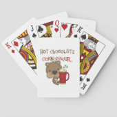 Heiße Schokoladen-Kenner-Jungen-Bär Spielkarten (Rückseite)