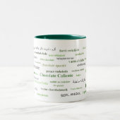 Heiße Schokoladen-Tasse in den verschiedenen Zweifarbige Tasse (Mittel)