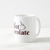 Heiße Schokoladen-Tasse Kaffeetasse (VorderseiteRechts)