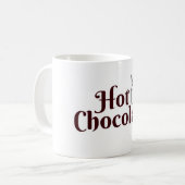 Heiße Schokoladen-Tasse Kaffeetasse (Vorderseite Links)