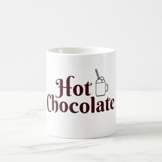 Heiße Schokoladen-Tasse Kaffeetasse (Mittel)
