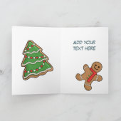 Heiße Schokoladen-und Lebkuchen-Plätzchen - Karte (Innenseite)