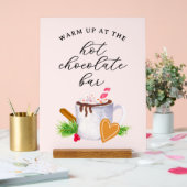 Heiße Schokoladenbar Acrylschild (Hochzeit)