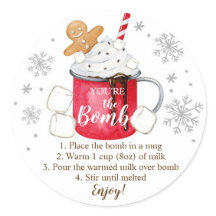 Heiße Schokoladenbombe Sie sind die Bombe Kakao We