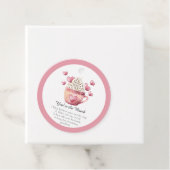 Heiße Schokoladenbombe Sie sind die Valentinbombe  Geschenkanhänger (Beispiel)