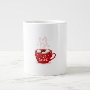 Heiße Schokoladensaison – Cozy Winter-Tassendesign Jumbo-Tasse