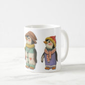 Heiße Schokoladepenguin-Tasse Kaffeetasse (VorderseiteRechts)