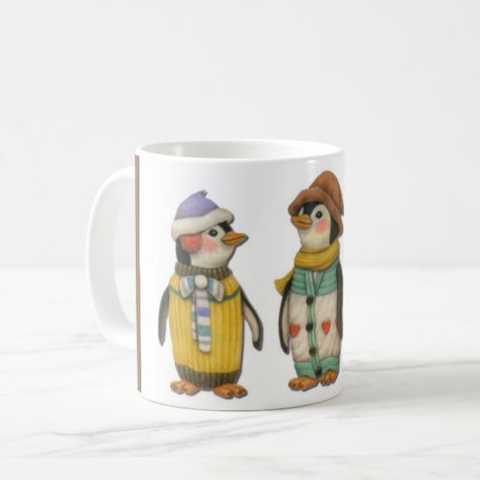 Heiße Schokoladepenguin-Tasse Kaffeetasse (Vorderseite Links)